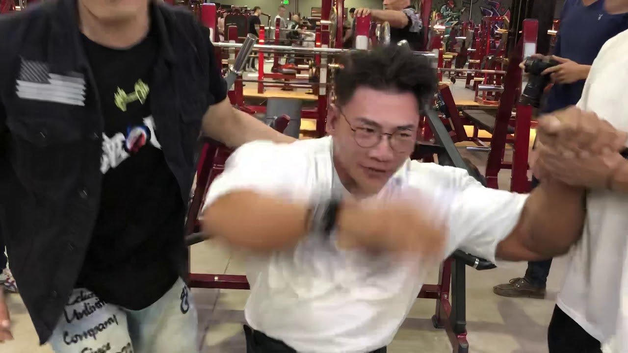 10/01/2018 CHEST workout with Lu Chen Hui