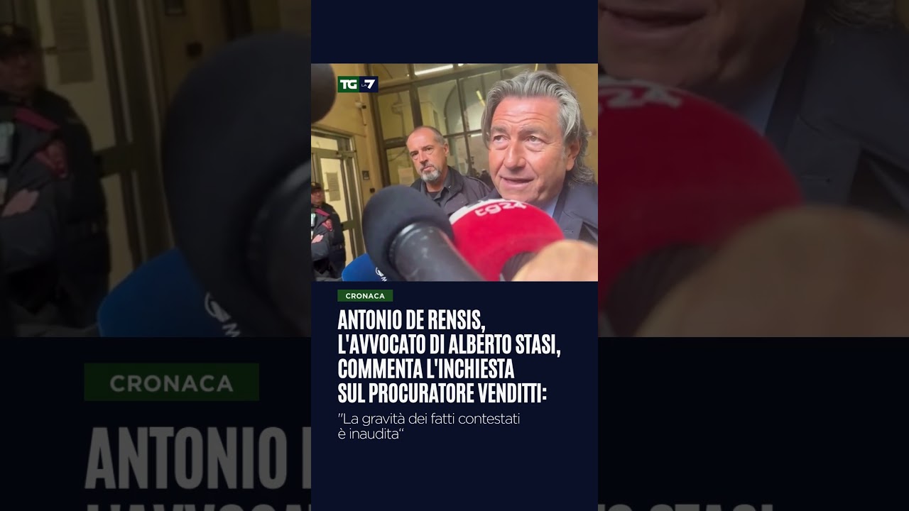 Antonio De Rensis, l'avvocato di Alberto Stasi, commenta l'inchiesta sul procuratore Venditti
