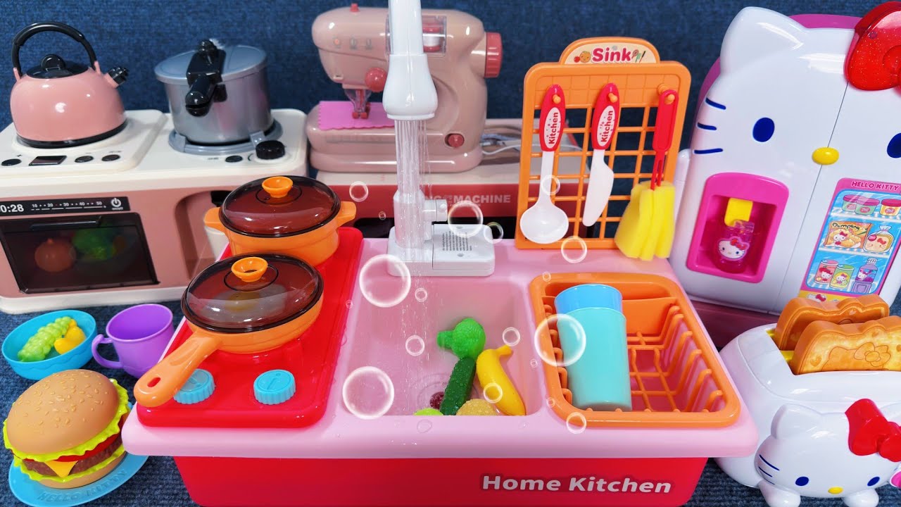 11 Minutes Satisfying with Unboxing Automatic Kitchen Appliance Playset ASMR | Review Toys