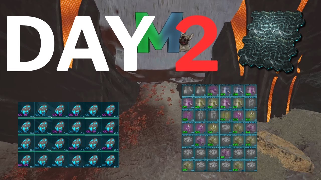 How We Progress In Mirosity Cave Day 2 And Dominate The Element Cave - ARK Survival Evolved