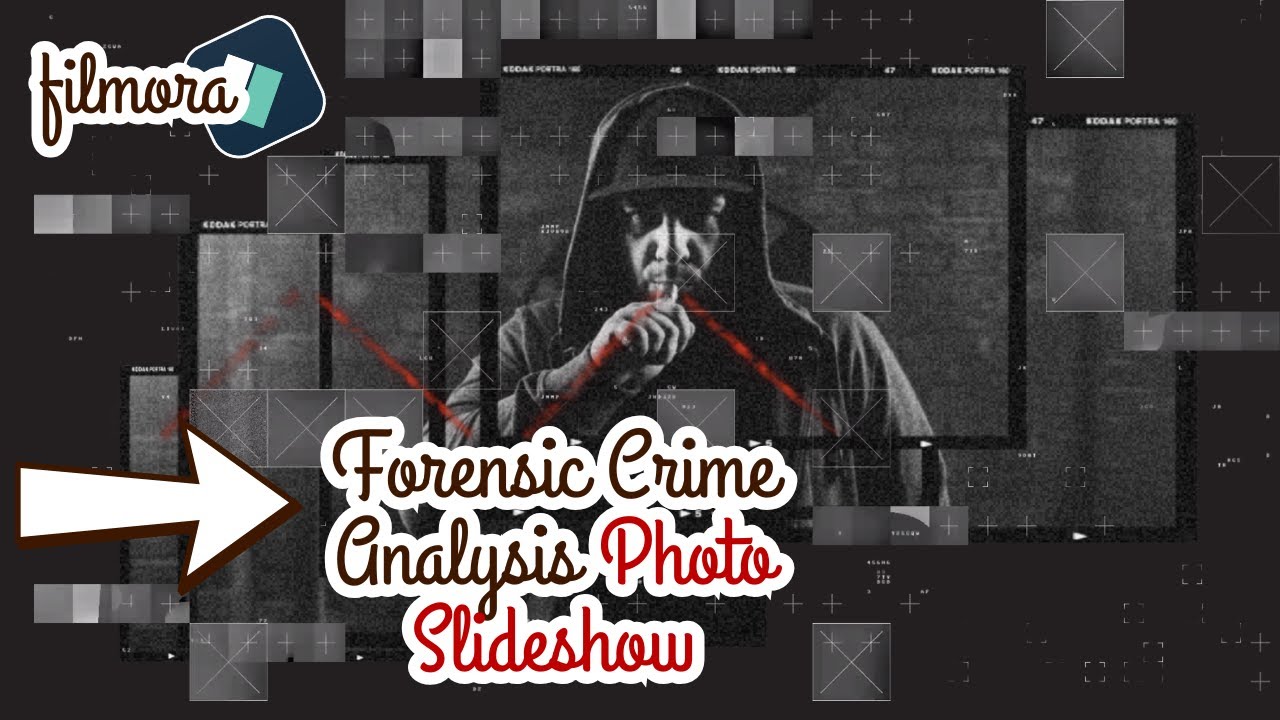 Слайд-шоу из фотографий криминалистического анализа в Filmora 14 | Учебное пособие по кинематогра...