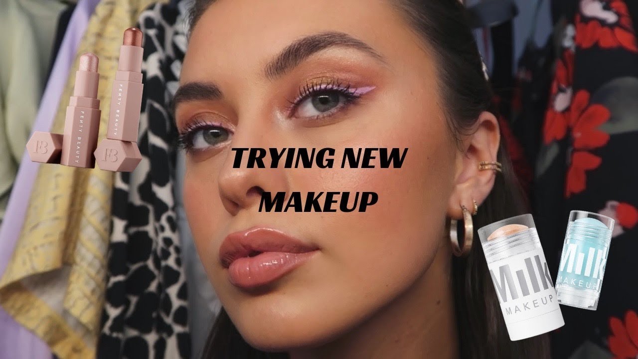 Trying new makeup products!! (Basically all Fenty and Milk lmao)