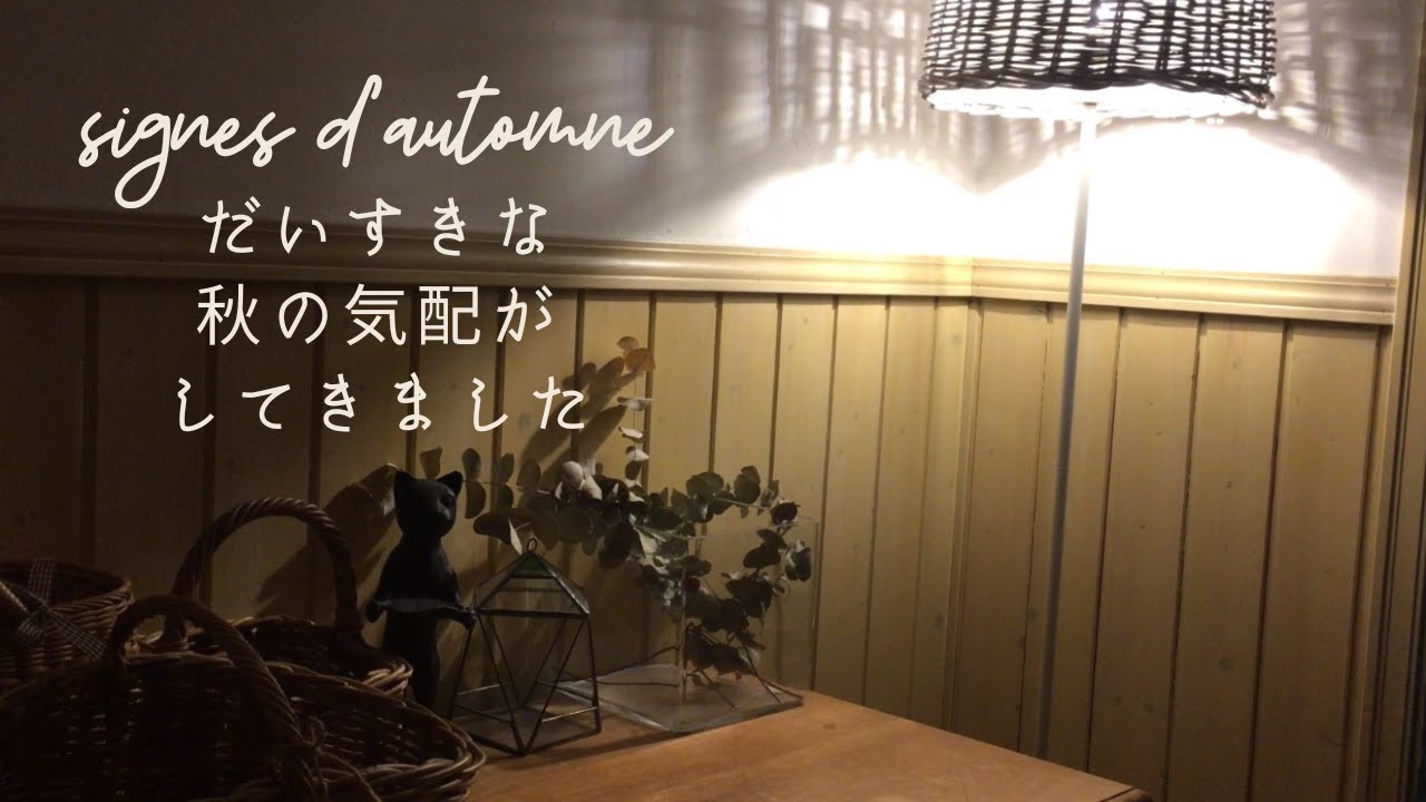 暮らしのvlog｜秋を感じて｜身の丈にあった暮らし方｜おうちシアター始めました
