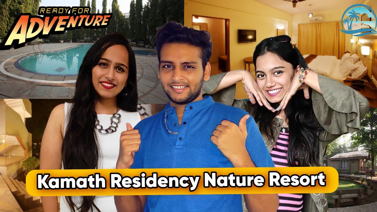 KAMATH RESIDENCY NATURE RESORT VLOG 😍| best wedding resort near mumbai and pune #vlog