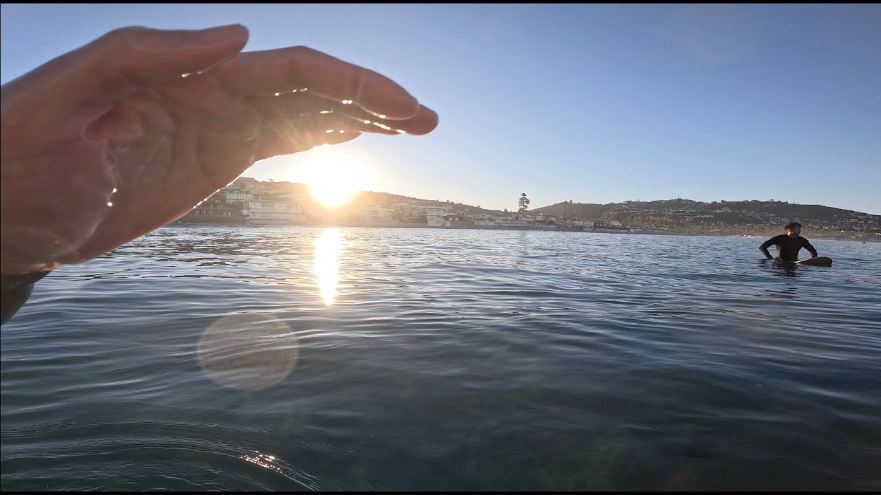 dawn patrol surfing at scripps is beautiful