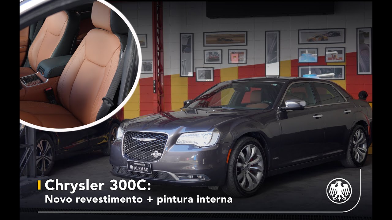 PINTAMOS a interna inteira do 300C  para combinar com o revestimento EXCLUSIVO dos bancos.