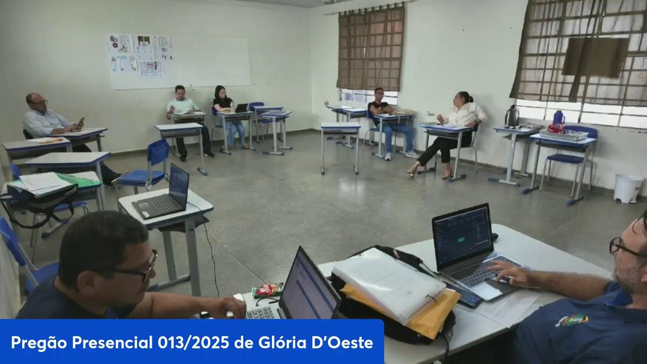 Pregão Presencial 013/2025 do Município de Glória D'Oeste