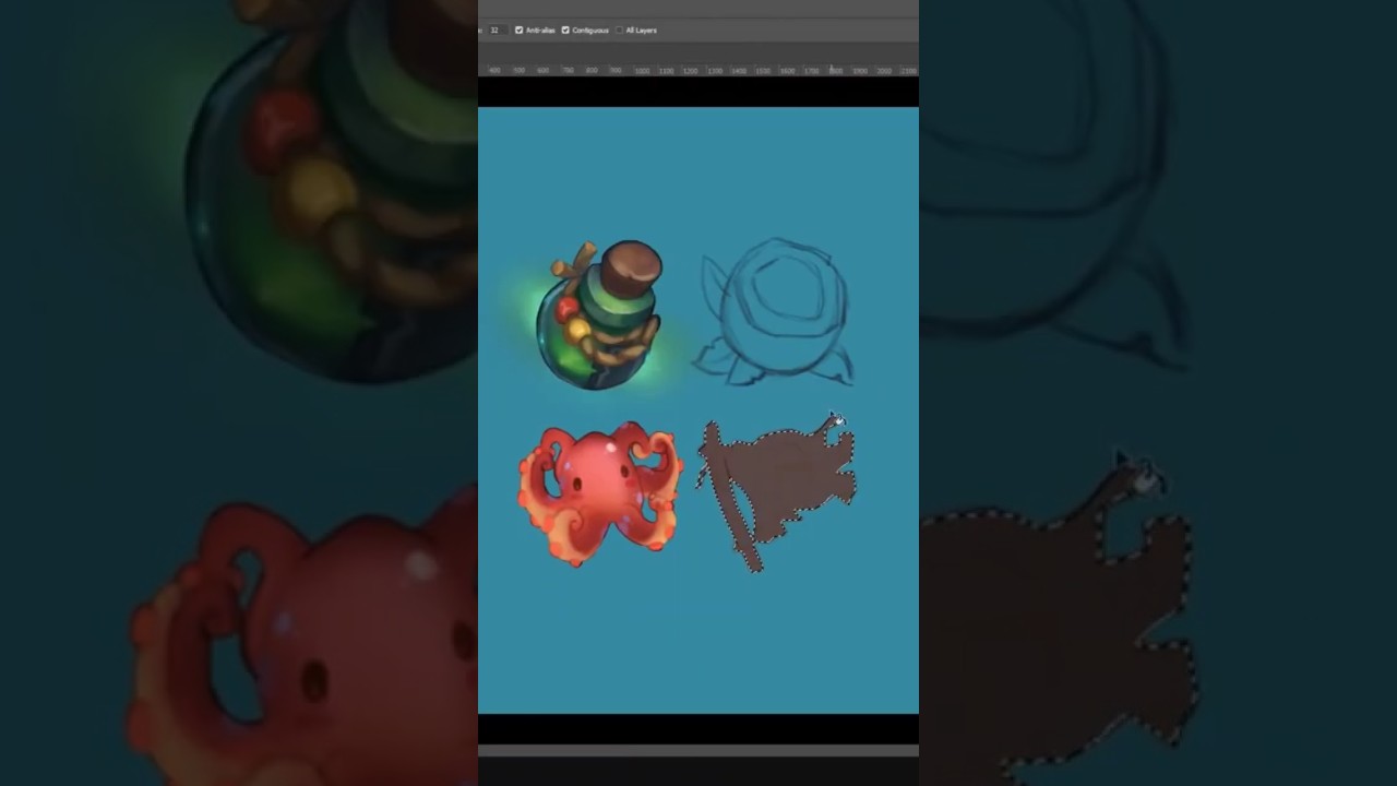 PIRATE ICONS ✨ #digitalart #gameassets #gameart
