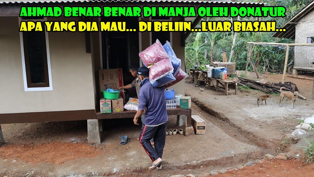Belanja Isi Rumah Ahmad...Kali Ini Ada Yang Berbeda. Sesuai Keinginan Donatur.