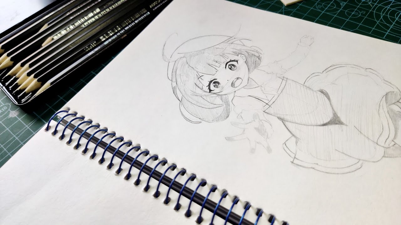 Drawing a ANIME Loli 🥺 Speedart | How to draw a loli
