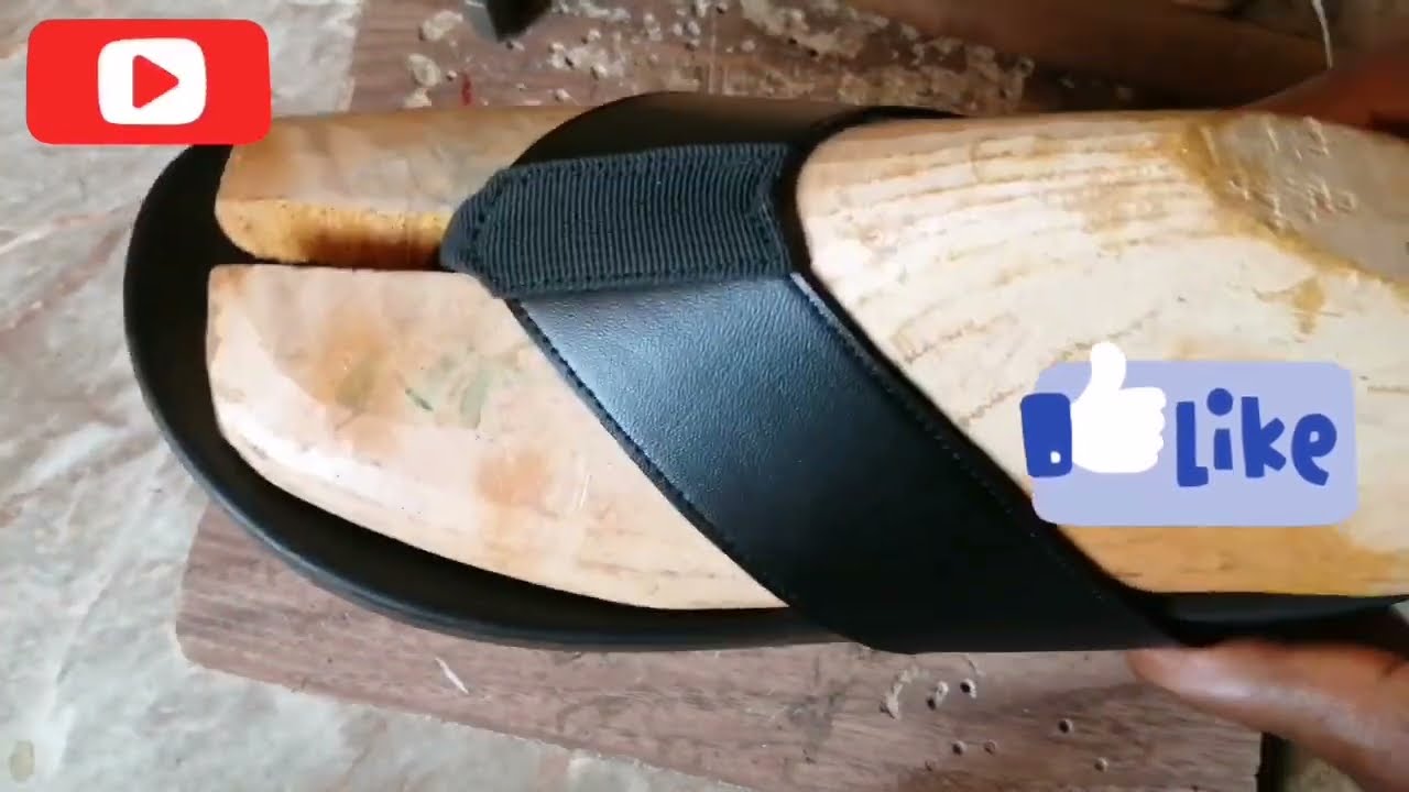 HOW TO MAKE HANDMADE SANDALS:DIY MEN SLIPPERS pt2