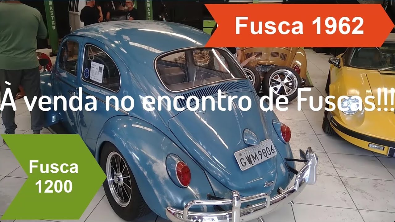 Lindo Fusca 1962 &agrave; venda! Encontro de Fuscas em Belo Horizonte - MG, PARTE 01 #carrosantigos #fusca