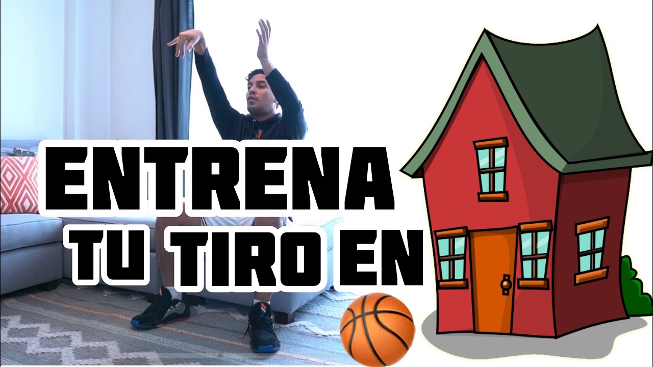 ENTRENA tu TIRO en casa 🏠 ( FÁCIL Y RÁPIDO ) 🏀