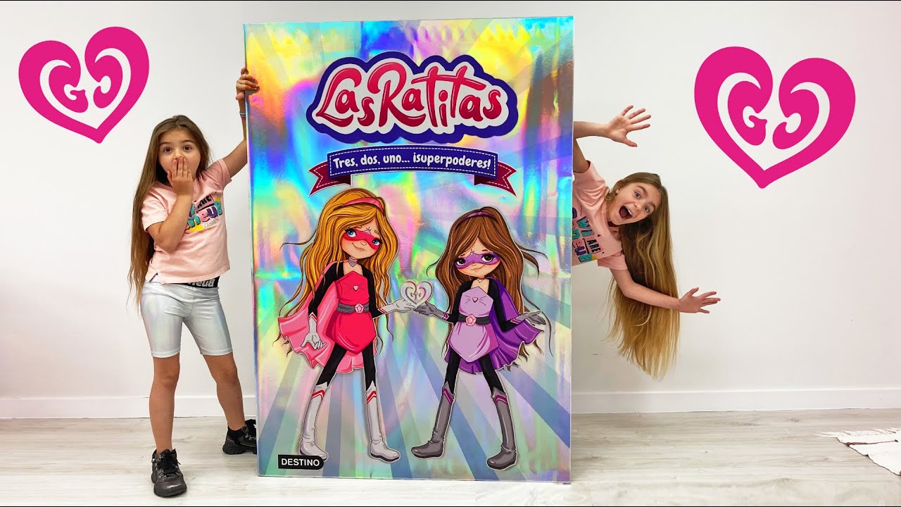 Aprende con Gisele y Claudia hacer  manualidades para niños el libro de Las Ratitas