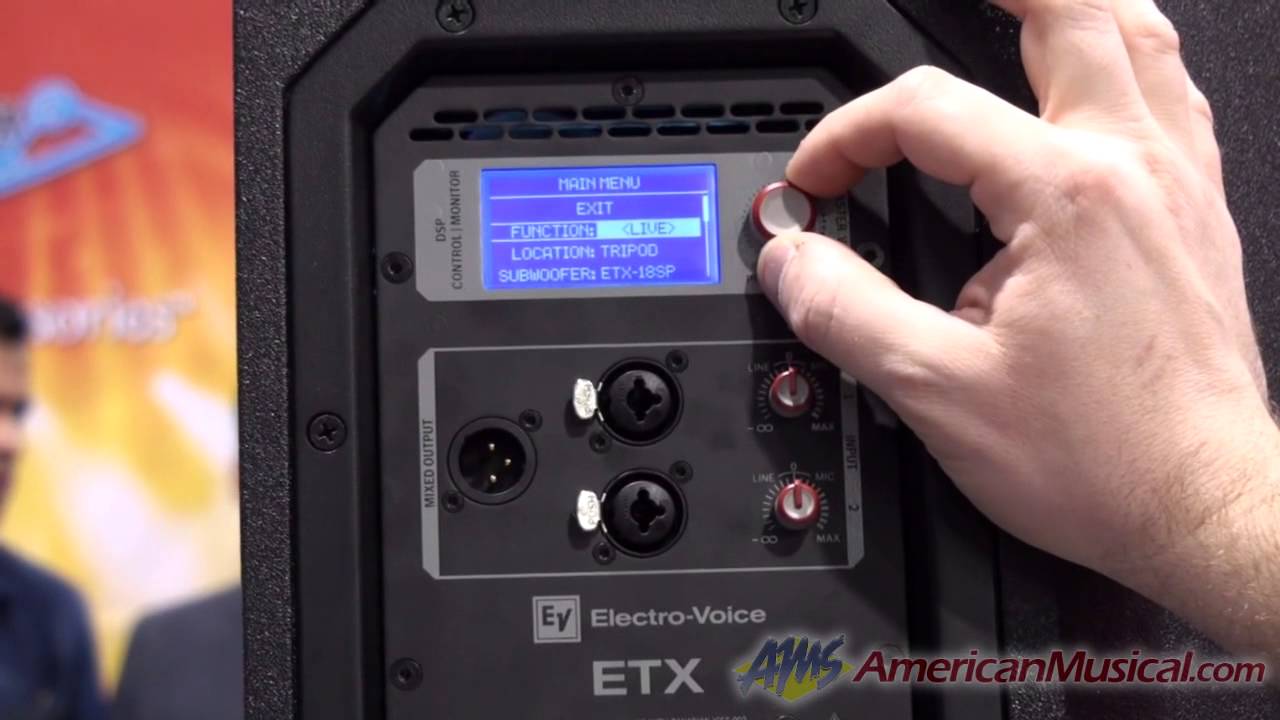 Electro-Voice ETX Powered Loudspeakers at NAMM 2014 - Electro-Voice ETX
