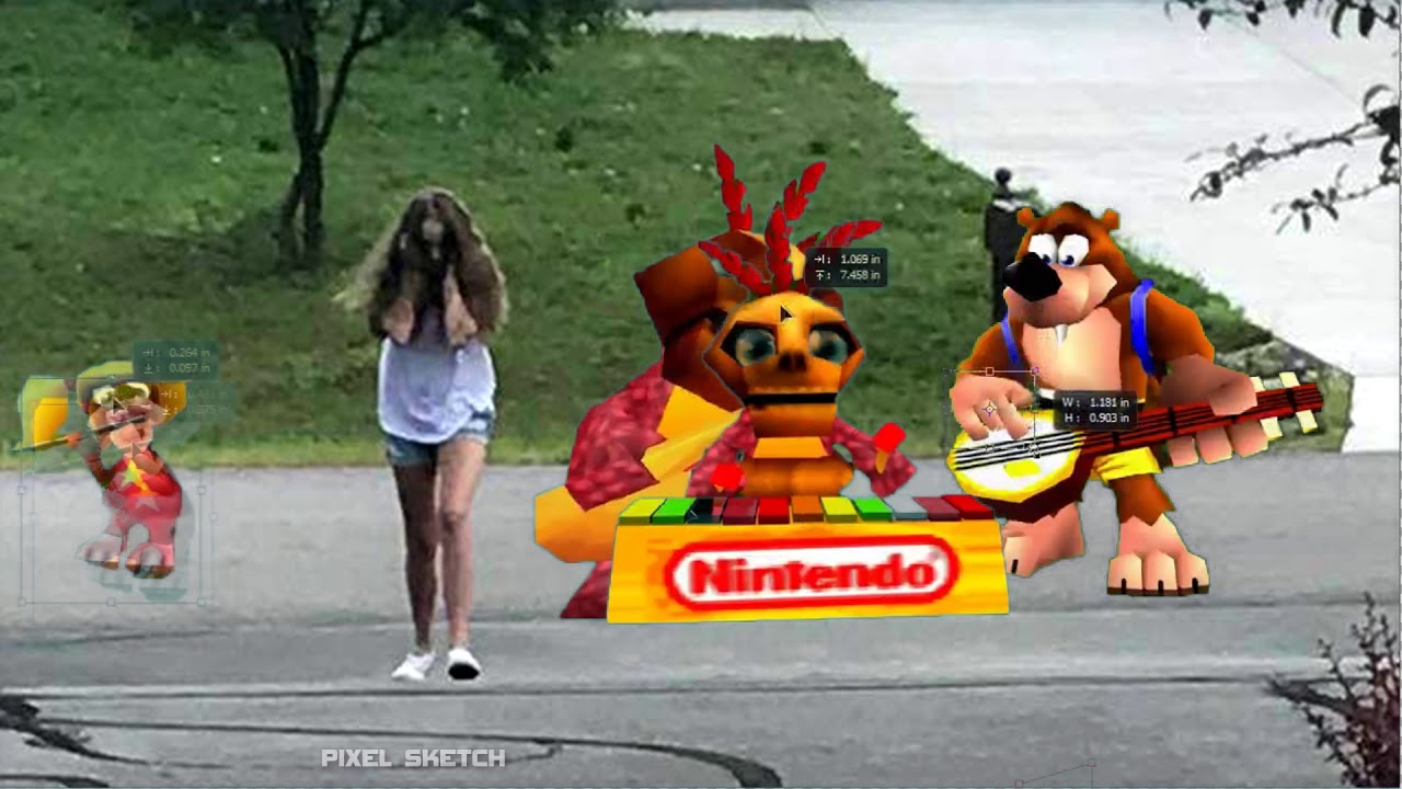 trumpet boy meme banjo kazooie