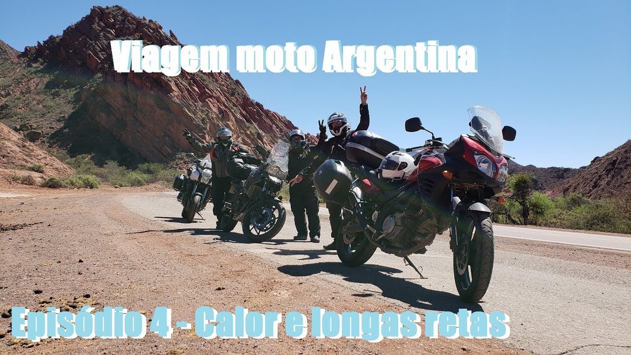 Viagem Moto Argentina 4/15 - Calor e longas retas