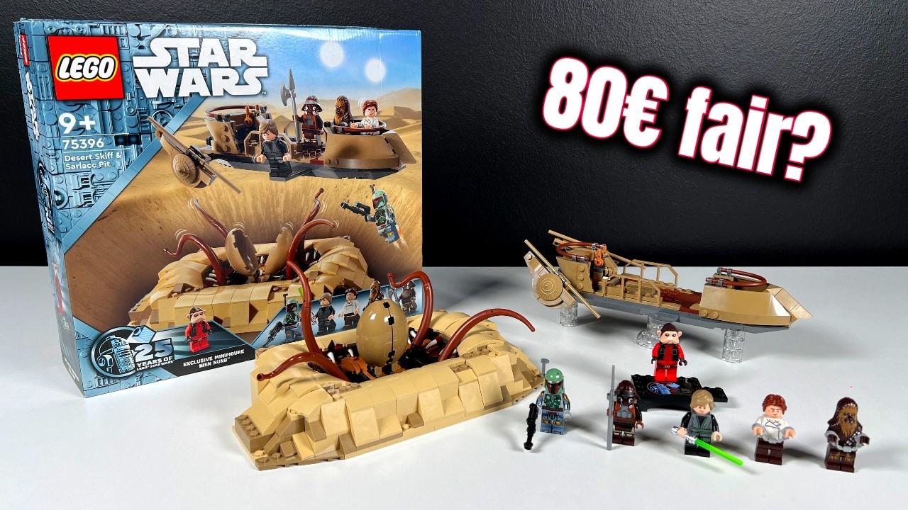 Doppelt so teuer mit Denkfehlern? | LEGO Star Wars 'Desert Skiff & Sarlacc Pit' Review! | Set 75396