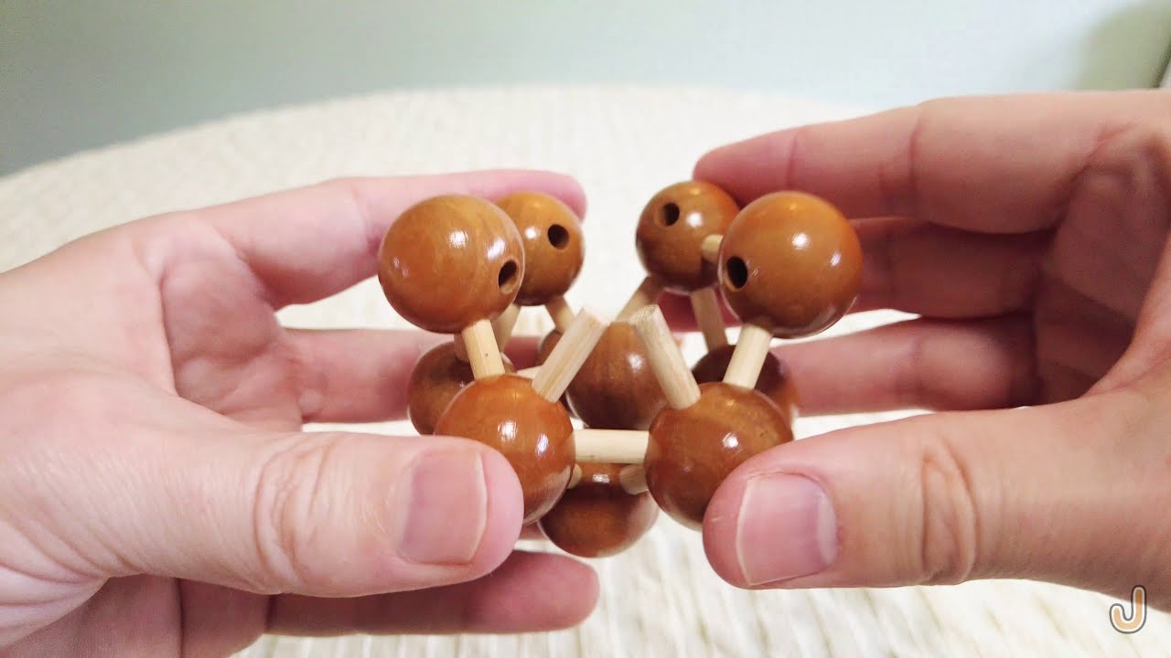 Ball-and-Stick Puzzle &ndash; Ingenious 3D Interlocking Brain Teaser Solution