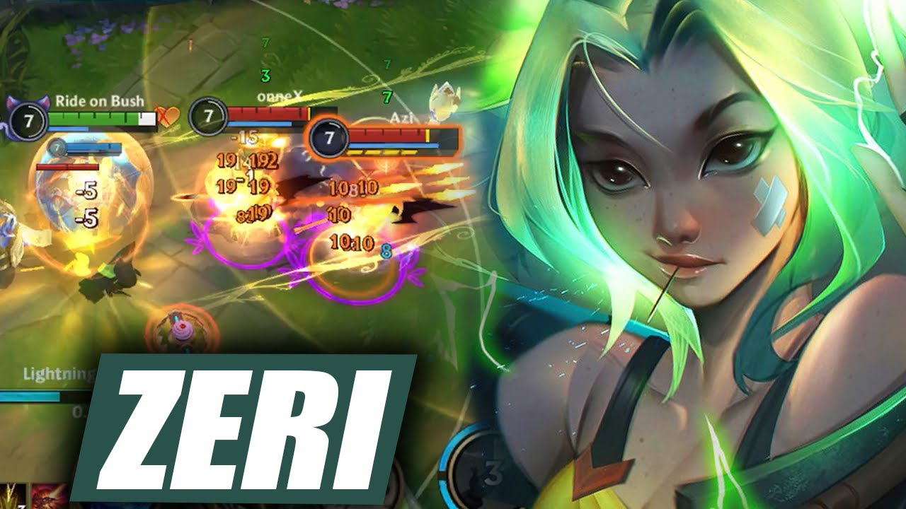 Wild Rift ZERI Dragon Lane Gameplay in Season 14 (Build & Runes)