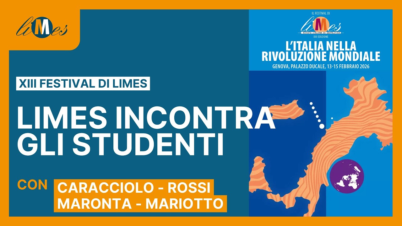 Limes incontra le scuole - XIII Festival di Limes a Genova 2026