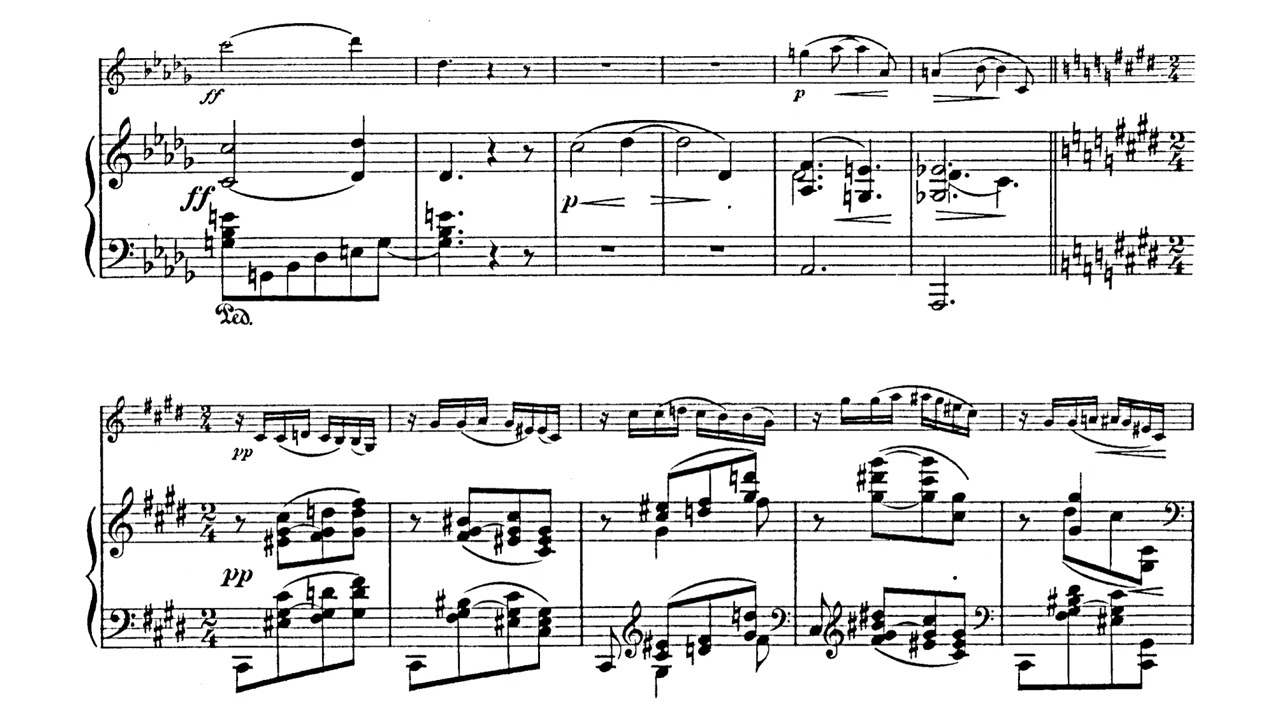 Violin Sonata No.5 in A Major Op.95 By Robert Fuchs (with Score)