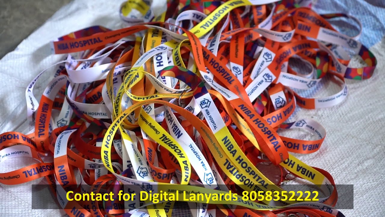 Digital Lanyard Lace l Multi Colour Lanyard l Digital ID Cards l Lanyards 16mm & 20mm l DID