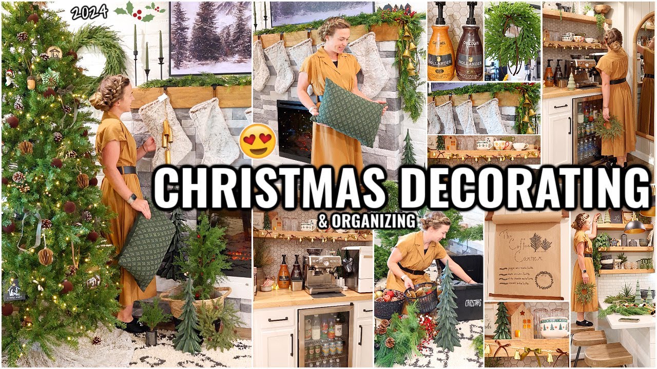 *CHRISTMAS* HOME DECORATING & ORGANIZATION IDEAS!!🎄 2024 CHRISTMAS DECORATE | ORGANIZING & CLEANING