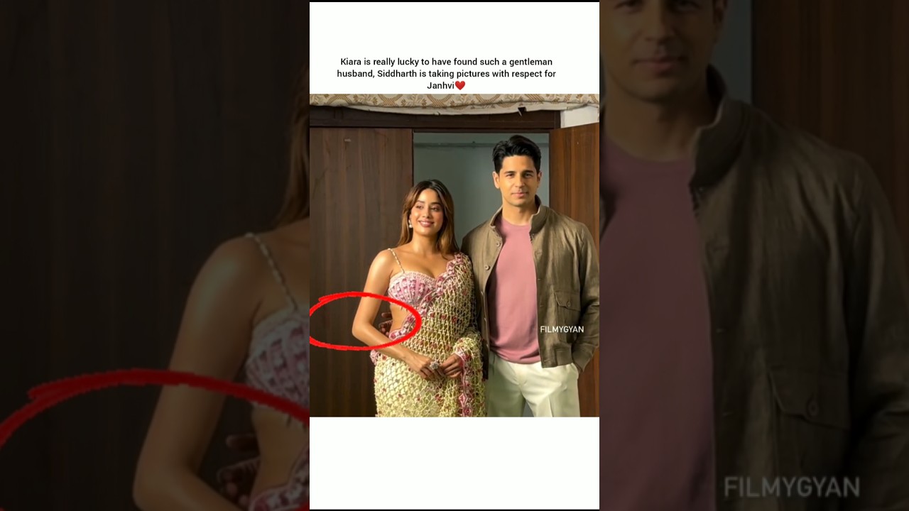 Siddharth is honest with Kiara.😍#shorts #bollywood #song  #siddharthmalhotra #janhavikapoor