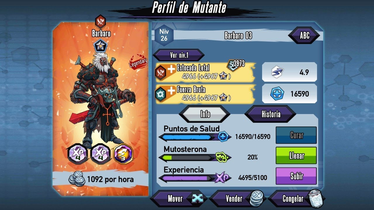 Comprando el packete bárbaro Majinsan Outlook en mutants genetic 