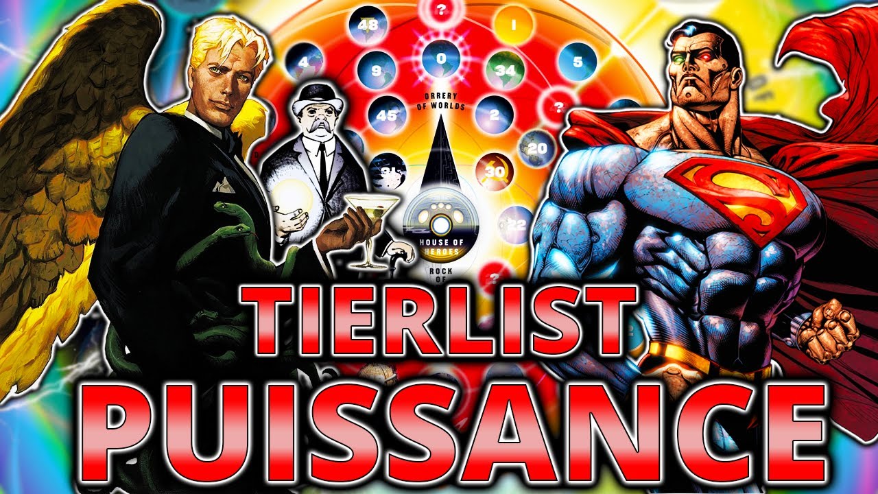 [TIERLIST] LES PERSONNAGES DC COMICS LES PLUS PUISSANTS ! (powerscaling)