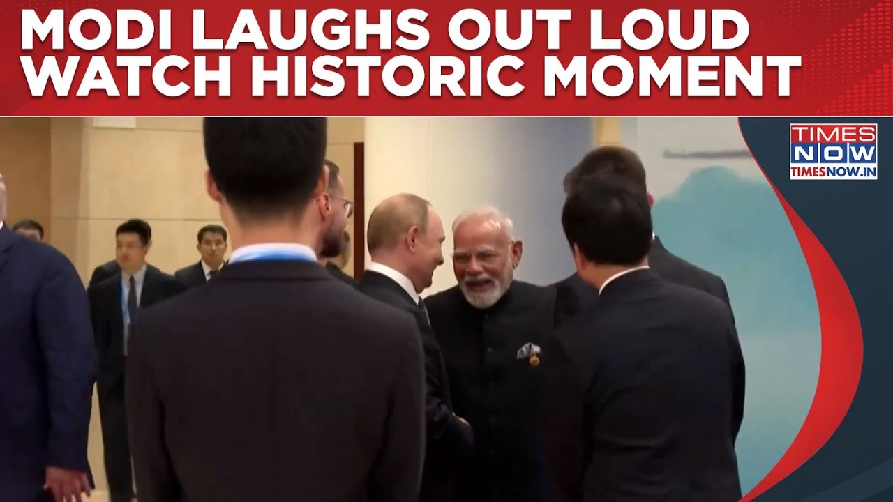 SCO Viral Moments: What Made Modi Laugh Out Loud? Watch Candid Modi-Putin-Xi Moment