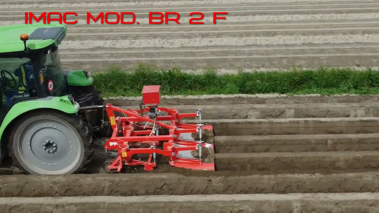 ECO RIDGER – BED FORMER IMAC mod.BR 2 rows/ VIBRORINCALZATORE ECOLOGICO - SARCHIATORE mod. BR 2 f. /