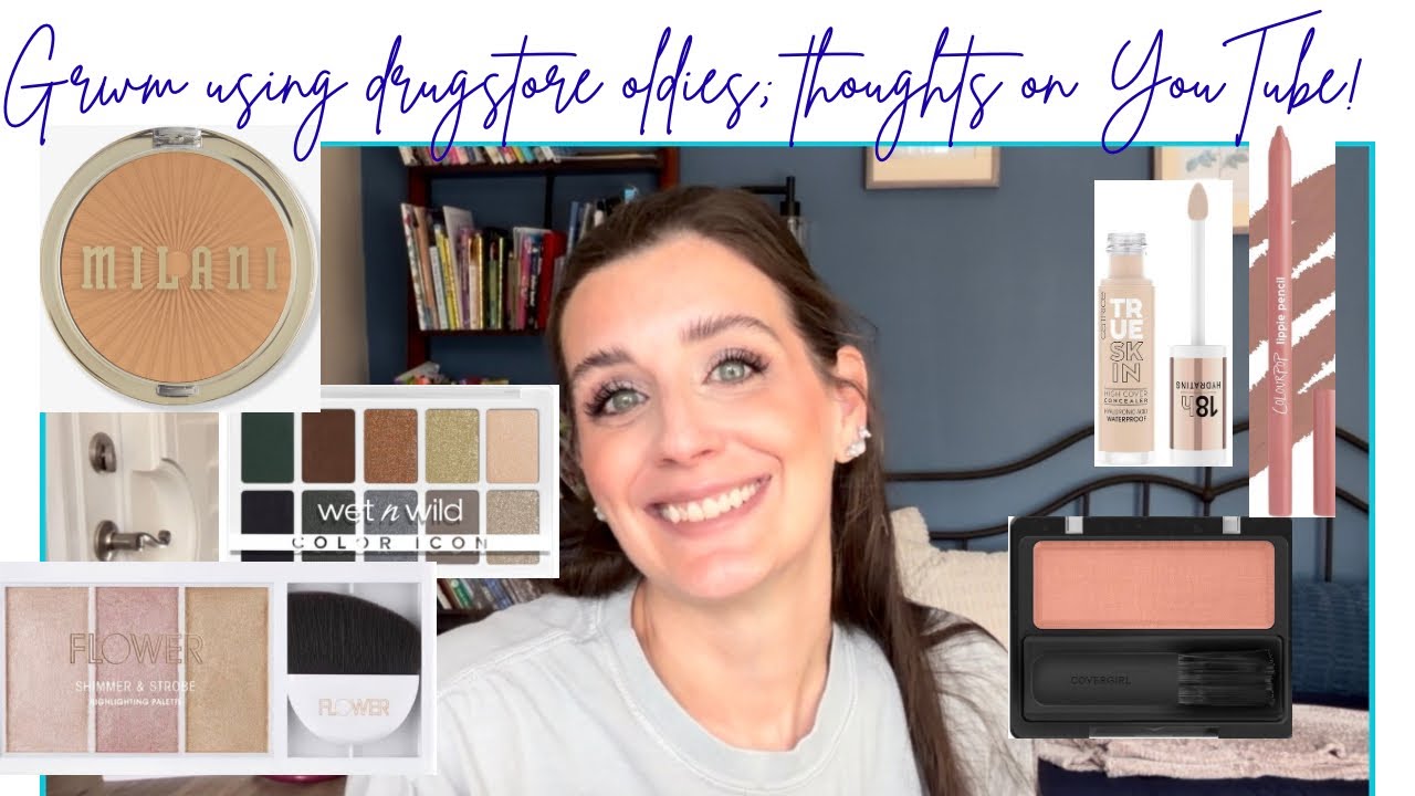 Grwm using drugstore oldies! Let’s talk old school YouTube!