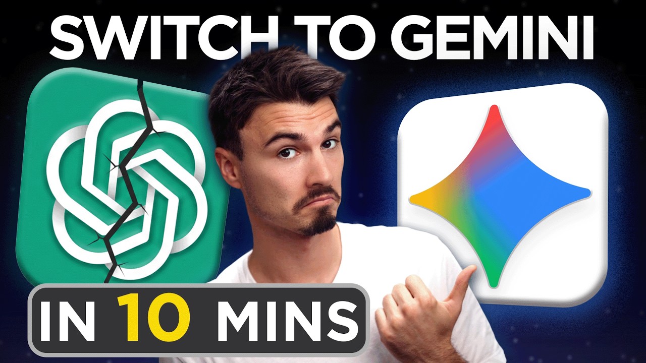 Как перейти с ChatGPT на Gemini (без потери каких-либо данных!)