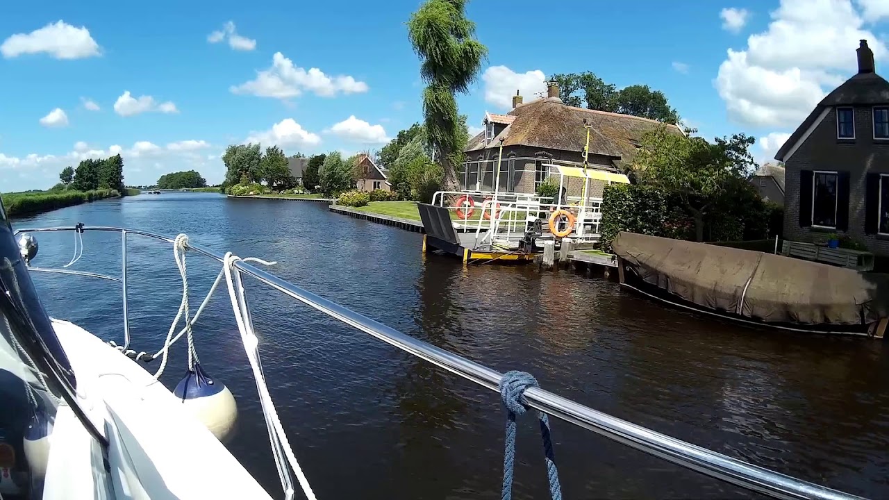 Mit dem Boot im Juni 2020 von Zwartsluis nach Ossenzijl