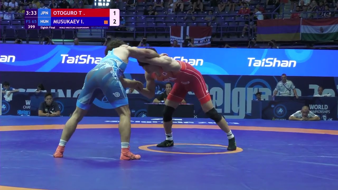 OTOGURO Takuto (JPN) vs. Ismail MUSUKAEV (HUN) | Seniors World Championships 2023 | Eighth Final | F