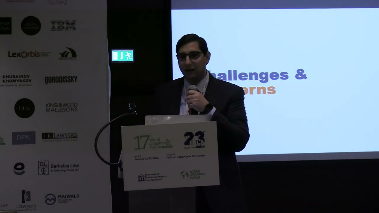 IIPLA Dubai Day 2 Session 6: Emerging IP Trends and Technologies