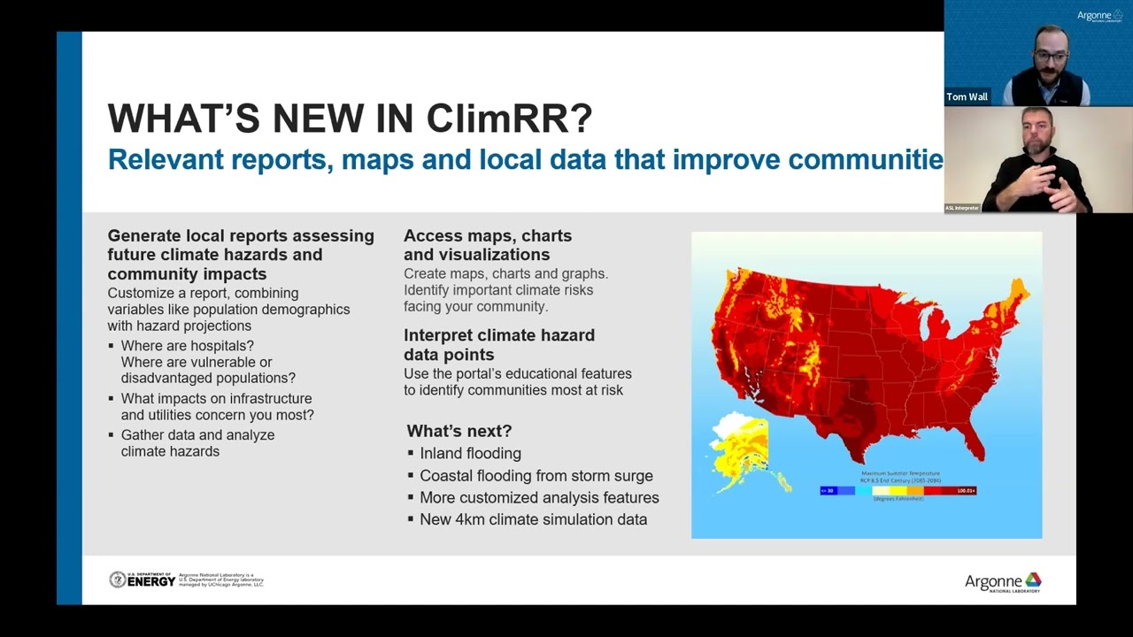 Learn How to Use the Newly Enhanced Climate Risk and Resilience Portal (ClimRR)