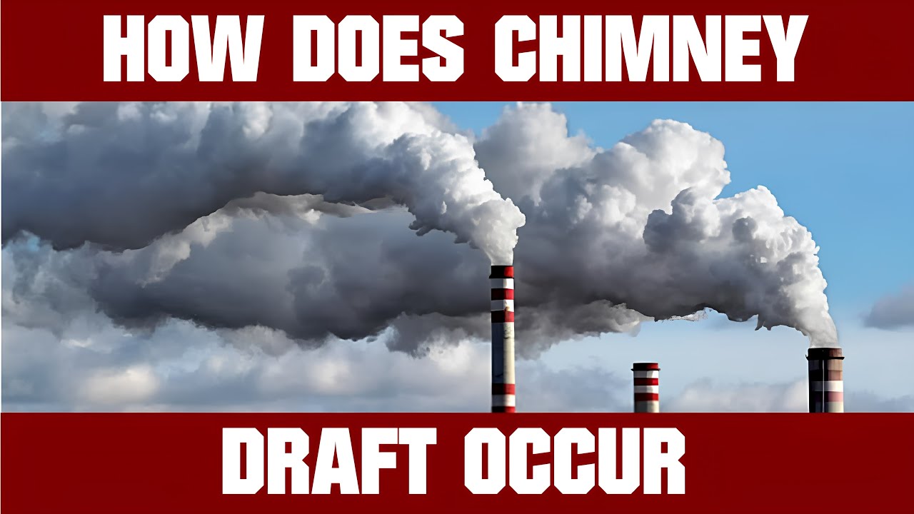 How does chimney draft occur?