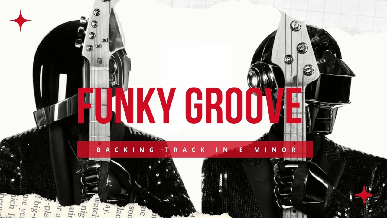 Funky Groove Backing Track In E minor