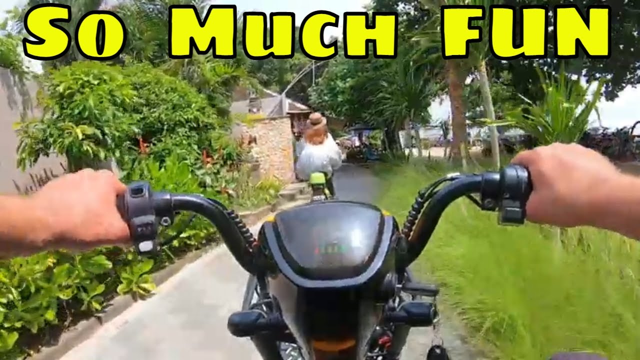 AWESOME FUN, E-Bikes at SANUR BEACH BALI