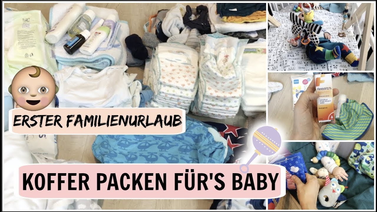 PACKEN FÜR URLAUB MIT BABY l WAS MUSS MIT ? l HelloCathi