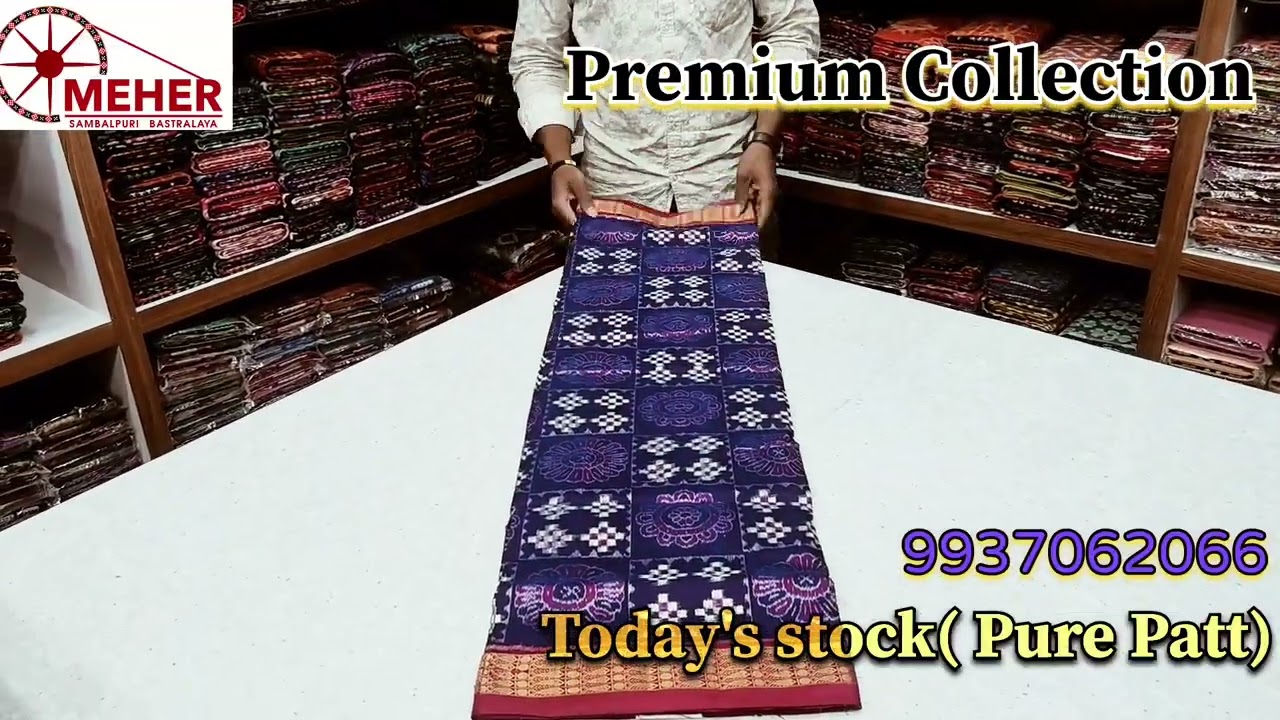 Pure silk Sambalpuri handloom @MeherSambalpuri-khr #trending #handloom #silksaree