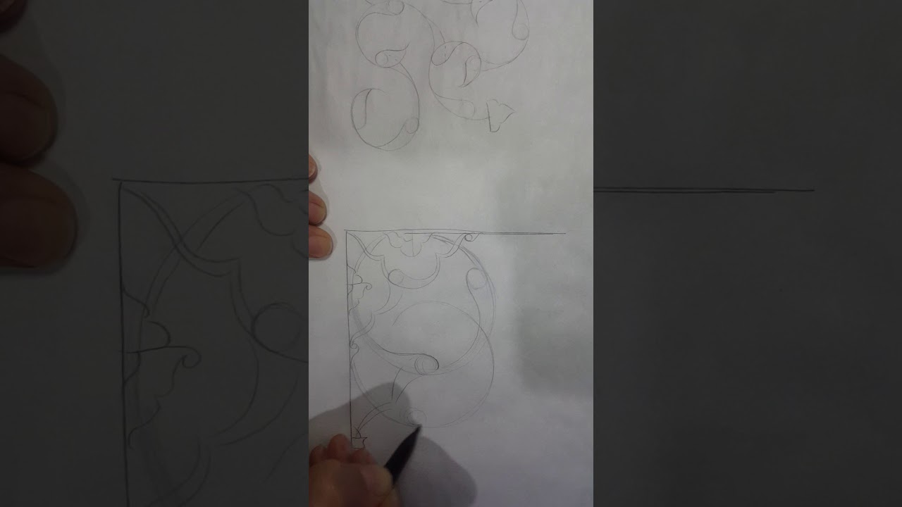 Rumi Deseni Eskiz Calışması /  Kifayet ÖZKUL