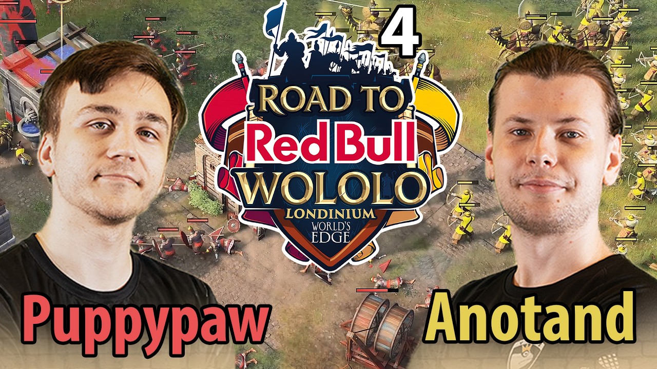 KOPF AN KOPF RENNEN - Puppypaw vs Anotand - Age of Empires 4 - Road to Wololo: Londinium 4
