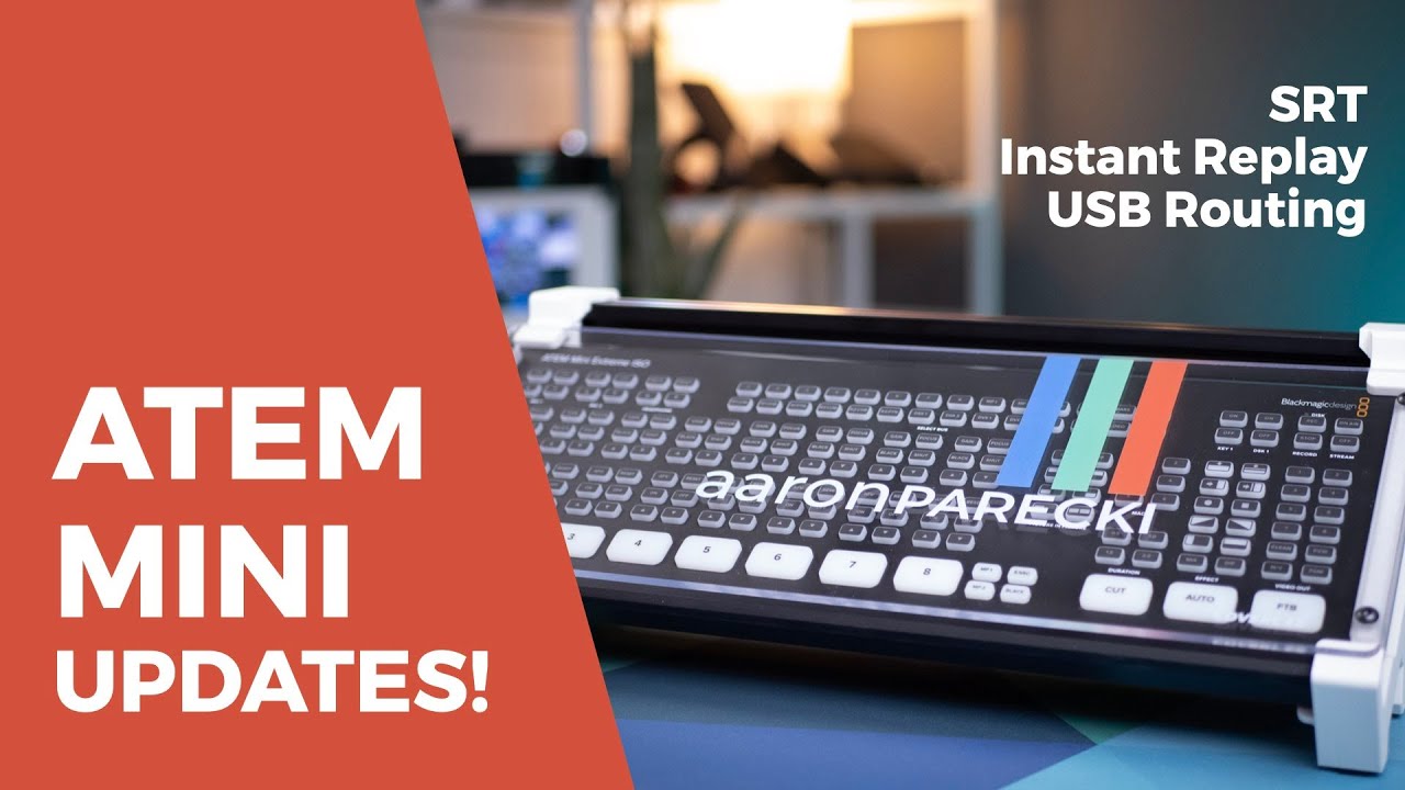 Обновления ATEM Mini Pro/Extreme! SRT, Multiview через USB и многое другое! ATEM 9.5