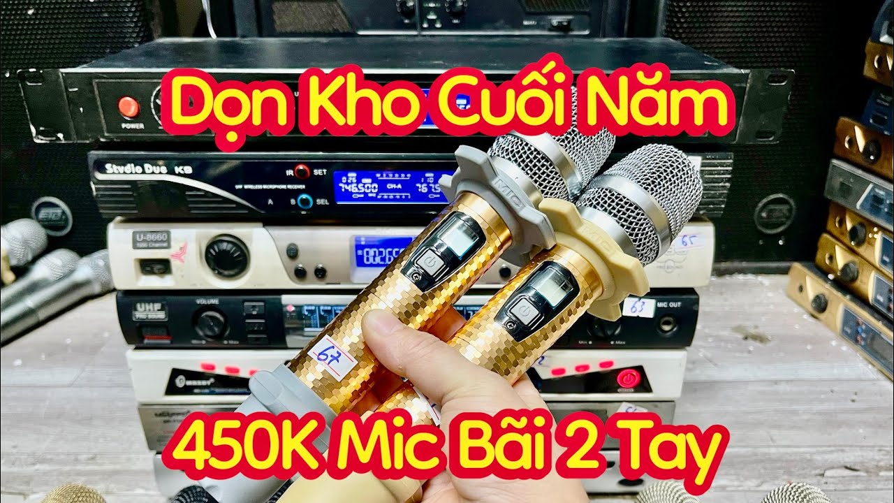 💥Từ 450K Bộ Mic Bãi Dọn Kho - Mic Baier - Mic BBS Mic Nội Địa Rẻ Để Ae Karaoke Tết
