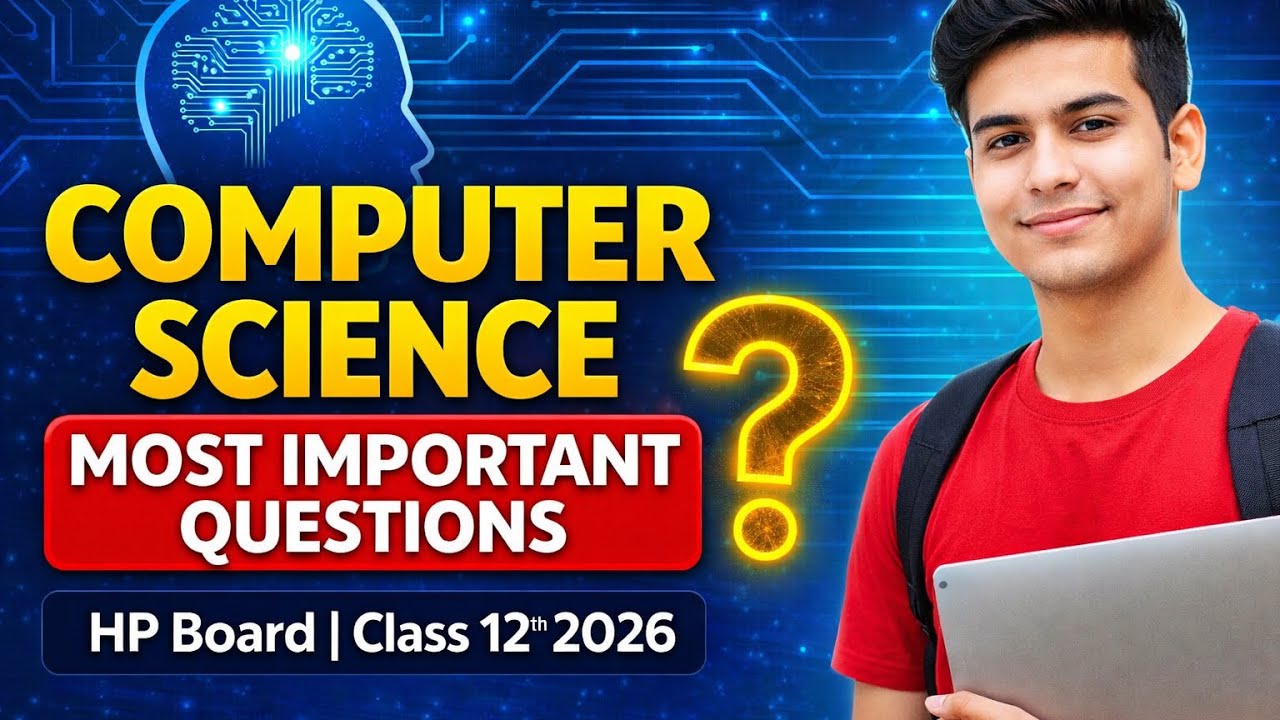 Computer Science || HP Board  || Most Important Questions || 2026  Class 12th
