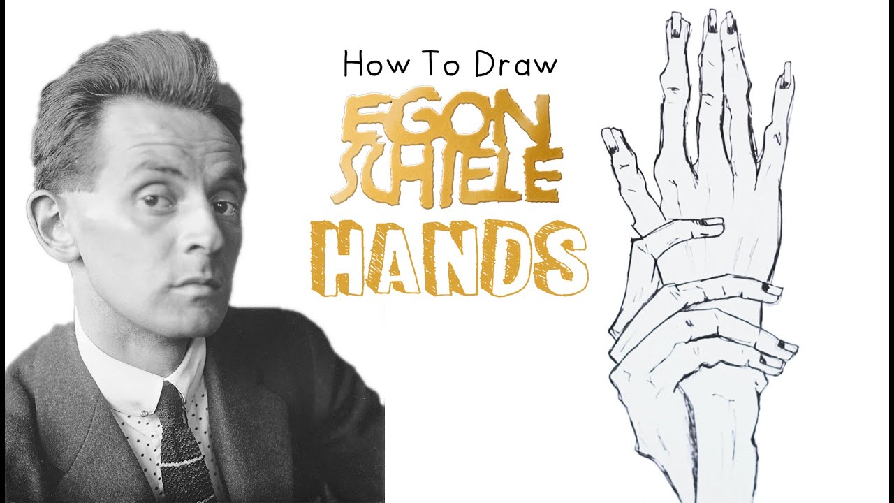 How to Draw Hands Like Egon Schiele 🎨